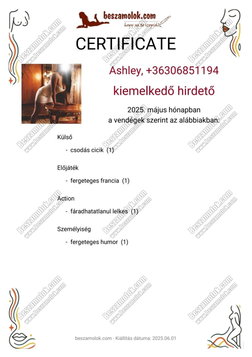 Ashley - +36 30 685 1194 - mellszex foto